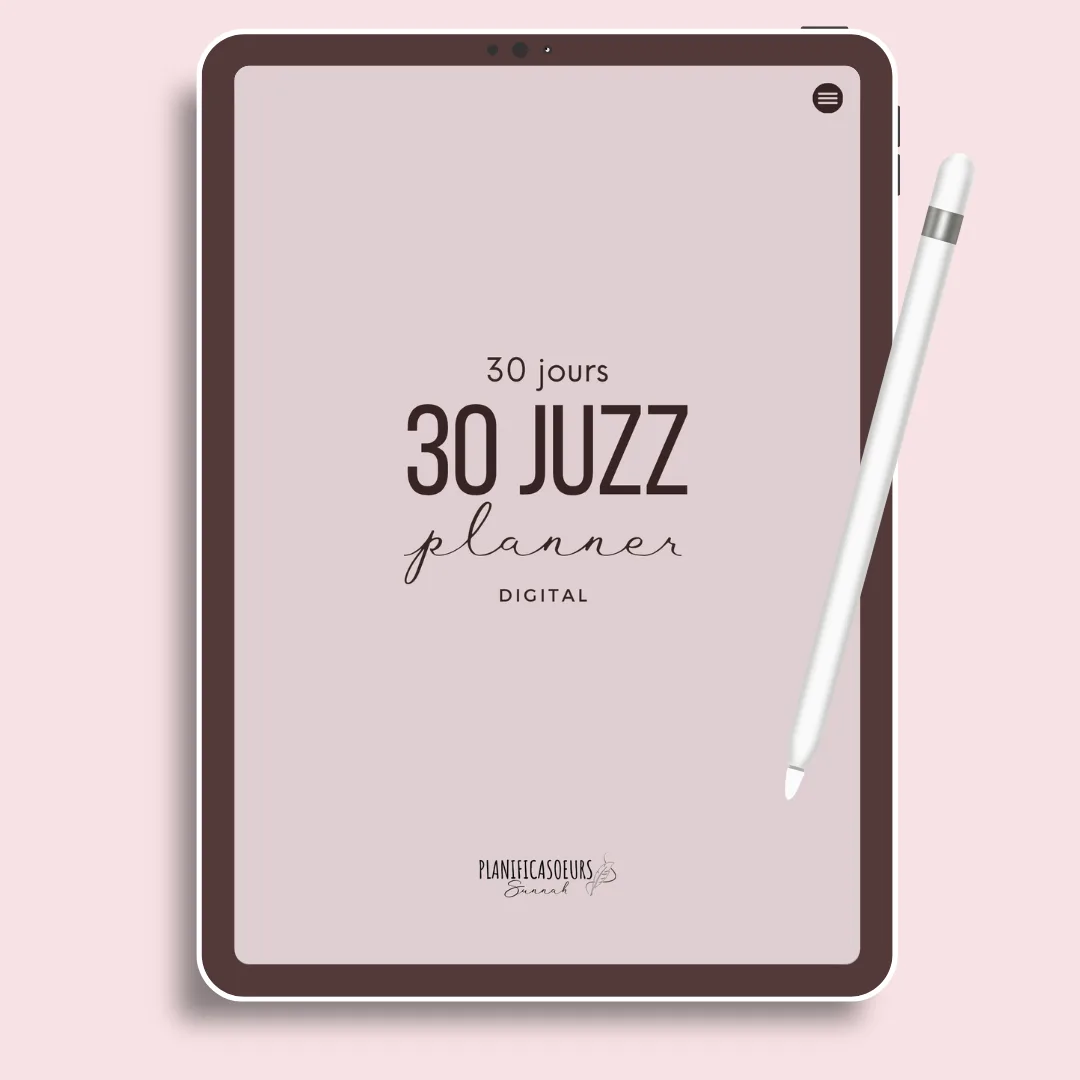 Planner digital français Planificasoeurs sunnah PLANIFICATEUR numérique muslim musulman religieux islamique 3ilm sciences religieuses étudiante musulmane coran juzz récitation mémorisation ramadan