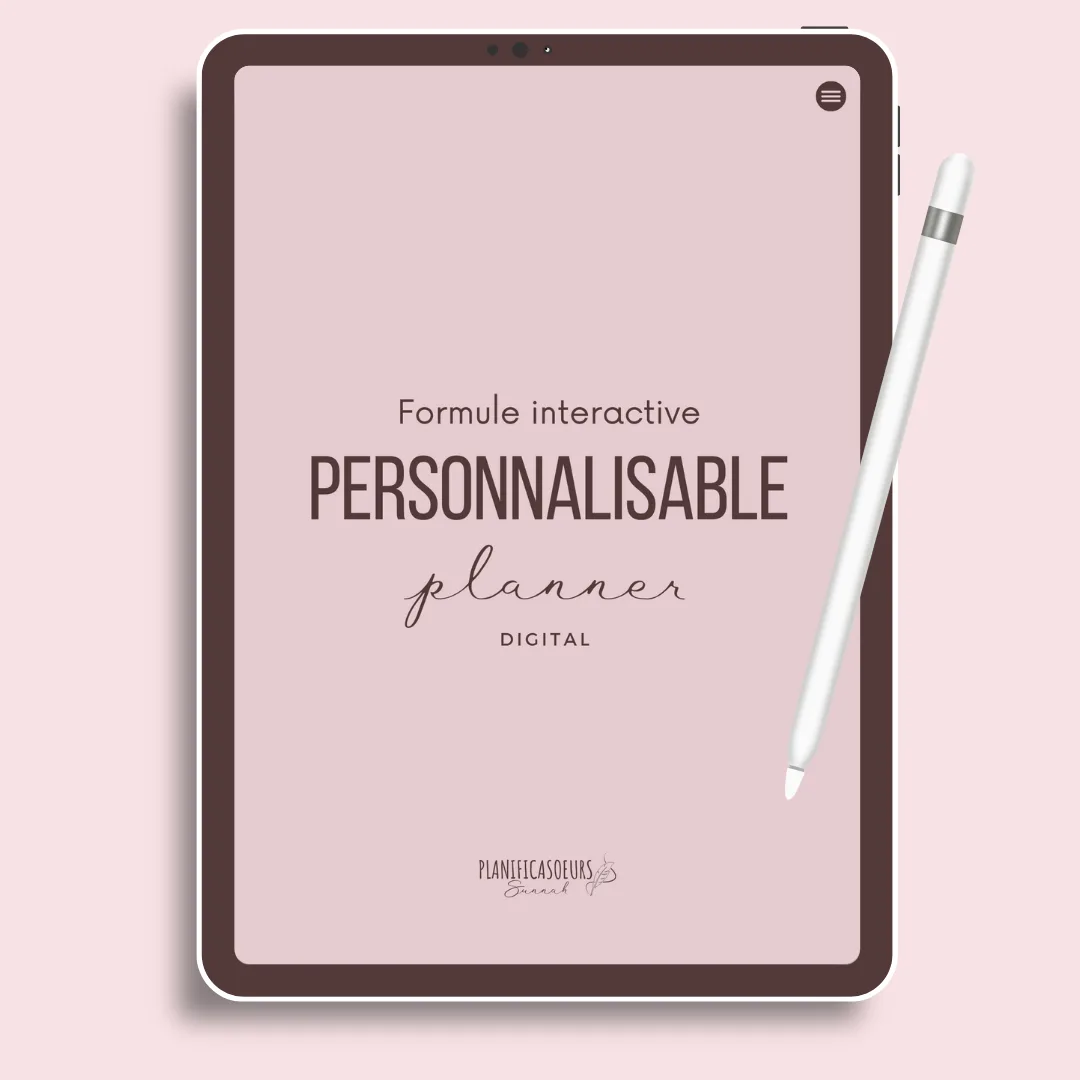 Planner digital français Planificasoeurs sunnah PLANIFICATEUR numérique muslim musulman religieux islamique 3ilm sciences religieuses étudiante musulmane sunnah merkez institut arabe professeur personnalisé personnalisable sur mesure