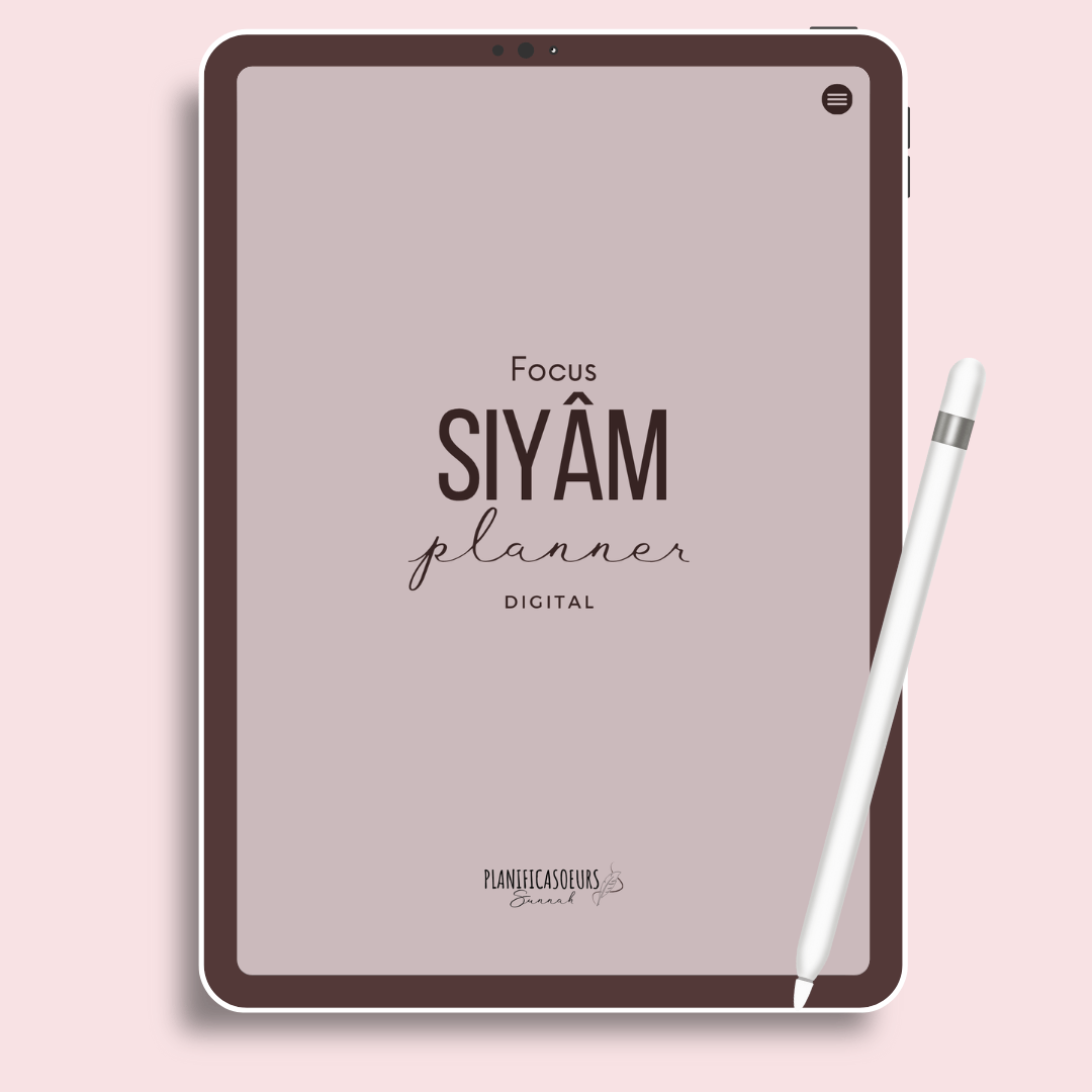 Planner digital français Planificasoeurs sunnah PLANIFICATEUR numérique muslim musulman religieux islamique 3ilm sciences religieuses étudiante musulmane jeûne ramadan jours blancs sunnah gratuit