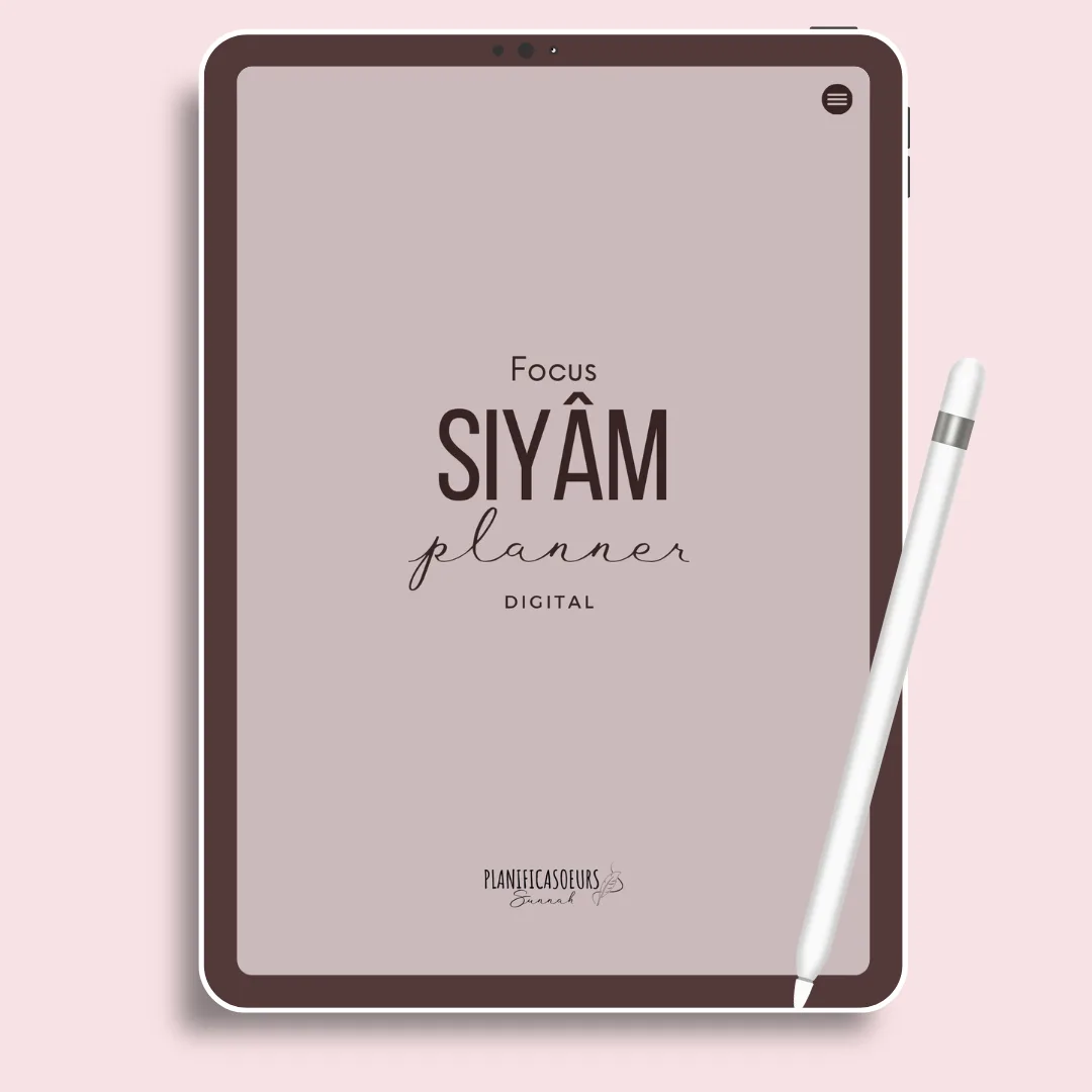 Planner digital français Planificasoeurs sunnah PLANIFICATEUR numérique muslim musulman religieux islamique 3ilm sciences religieuses étudiante musulmane jeûne ramadan jours blancs sunnah gratuit