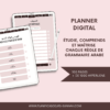 Planner digital français Planificasoeurs sunnah PLANIFICATEUR numérique muslim musulman religieux islamique langue arabe étude apprentissage arabe grammaire nawh al jurrumiyyah fawaid