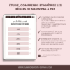 Planner digital français Planificasoeurs sunnah PLANIFICATEUR numérique muslim musulman religieux islamique langue arabe étude apprentissage arabe grammaire nawh al jurrumiyyah fawaid