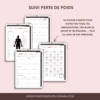 Planner Digital Planificasoeurs Sunnah planner numérique français francophone amanah santé bien-être sport régime recettes Heathy saines journal alimentaire