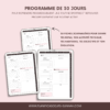 Planner Digital Planificasoeurs Sunnah planner numérique français francophone amanah santé bien-être sport régime recettes Heathy saines journal alimentaire