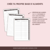 Planner Digital Planificasoeurs Sunnah planner numérique français francophone amanah santé bien-être sport régime recettes Heathy saines journal alimentaire